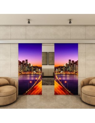 Glasschiebetür ECO-LINE - Fotoprint Model 329