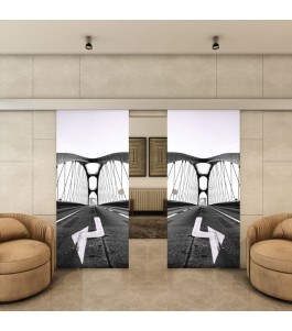 Glasschiebetür ECO-LINE - Fotoprint Model 330