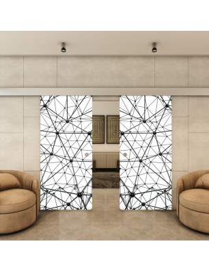 Glasschiebetür ECO-LINE - Fotoprint Model 350