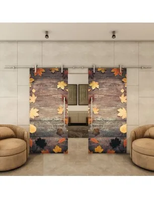 Glasschiebetür PIPE-LINE - Fotoprint Model 62