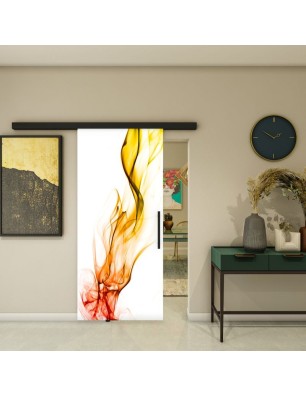 Glasschiebetür BLACK-LINE - Fotoprint Model 2