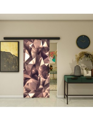 Glasschiebetür BLACK-LINE - Fotoprint Model 4