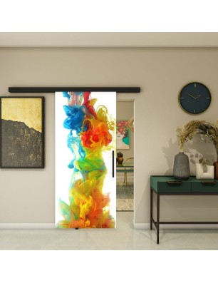 Glasschiebetür BLACK-LINE - Fotoprint Model 20