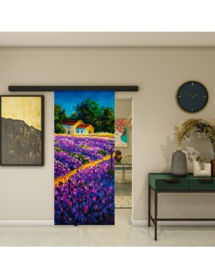 Glasschiebetür BLACK-LINE - Fotoprint Model 26