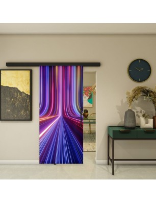Glasschiebetür BLACK-LINE - Fotoprint Model 29