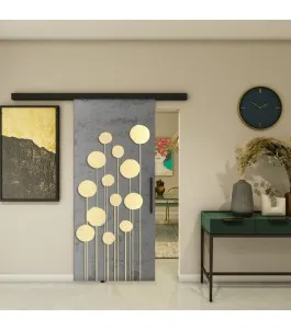 Glasschiebetür BLACK-LINE - Fotoprint Model 30