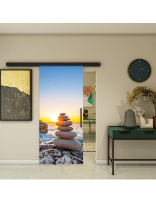 Glasschiebetür BLACK-LINE - Fotoprint Model 36