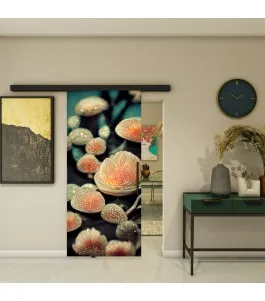 Glasschiebetür BLACK-LINE - Fotoprint Model 51