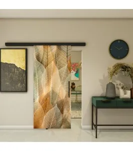 Glasschiebetür BLACK-LINE - Fotoprint Model 52