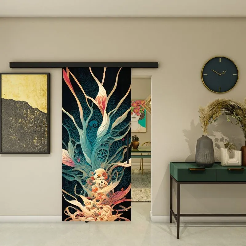 Glasschiebetür BLACK-LINE - Fotoprint Modell 54