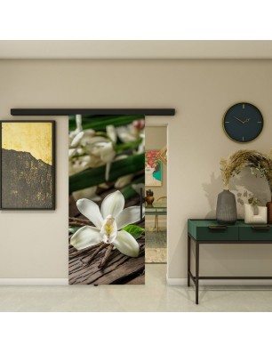 Glasschiebetür BLACK-LINE - Fotoprint Model 57