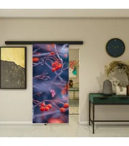 Glasschiebetür BLACK-LINE - Fotoprint Model 58