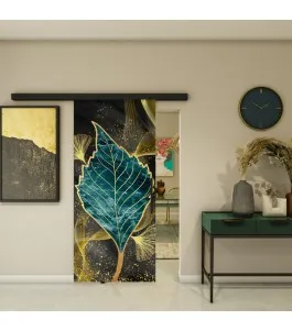 Glasschiebetür BLACK-LINE - Fotoprint Model 60