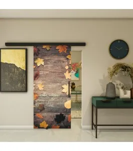 Glasschiebetür BLACK-LINE - Fotoprint Model 62