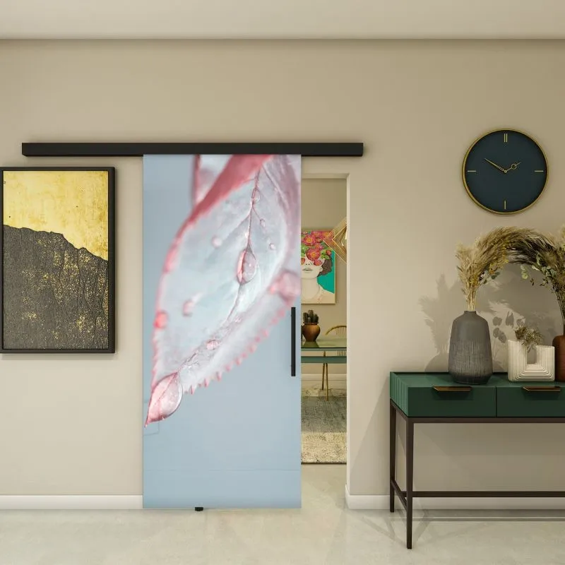 Glasschiebetür BLACK-LINE - Fotoprint Modell 64