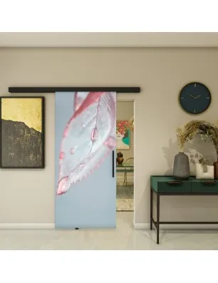 Glasschiebetür BLACK-LINE - Fotoprint Model 64