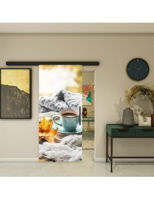 Glasschiebetür BLACK-LINE - Fotoprint Model 66