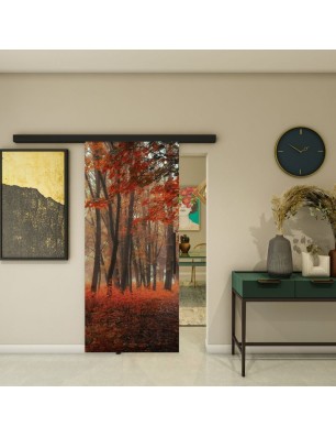 Glasschiebetür BLACK-LINE - Fotoprint Model 67