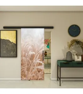 Glasschiebetür BLACK-LINE - Fotoprint Model 68