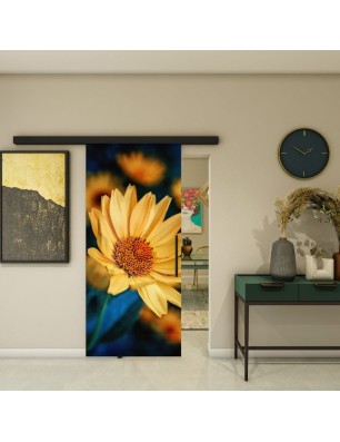 Glasschiebetür BLACK-LINE - Fotoprint Model 69