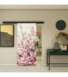 Glasschiebetür BLACK-LINE - Fotoprint Model 72