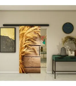 Glasschiebetür BLACK-LINE - Fotoprint Model 73