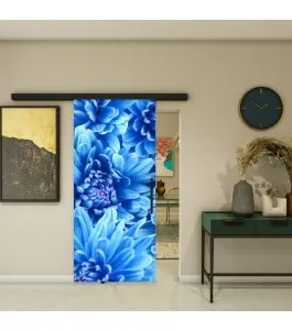 Glasschiebetür BLACK-LINE - Fotoprint Model 75