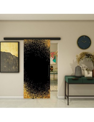 Glasschiebetür BLACK-LINE - Fotoprint Model 93