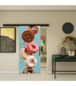 Glasschiebetür BLACK-LINE - Fotoprint Model 109