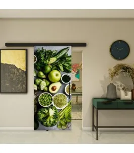 Glasschiebetür BLACK-LINE - Fotoprint Model 110