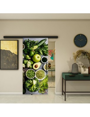 Glasschiebetür BLACK-LINE - Fotoprint Model 110