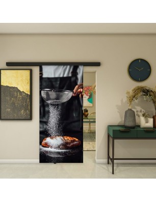 Glasschiebetür BLACK-LINE - Fotoprint Model 115