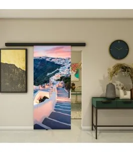 Glasschiebetür BLACK-LINE - Fotoprint Model 126