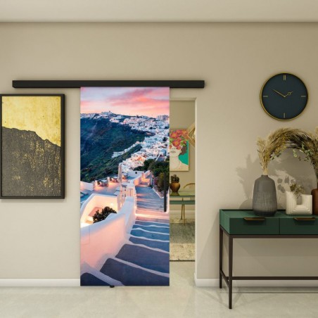 Glasschiebetür BLACK-LINE - Fotoprint Model 126