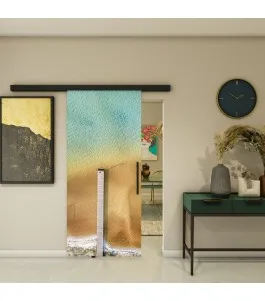 Glasschiebetür BLACK-LINE - Fotoprint Model 144