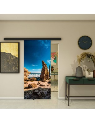 Glasschiebetür BLACK-LINE - Fotoprint Model 147