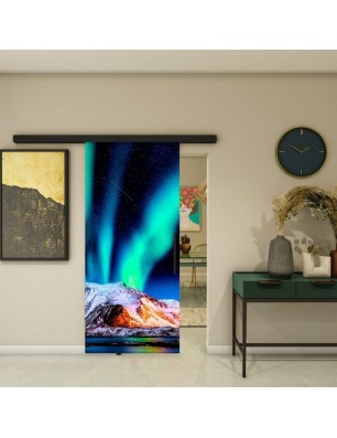Glasschiebetür BLACK-LINE - Fotoprint Model 151