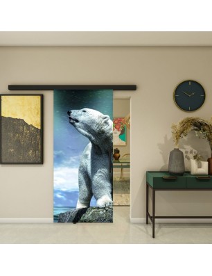 Glasschiebetür BLACK-LINE - Fotoprint Model 152