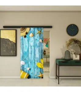 Glasschiebetür BLACK-LINE - Fotoprint Model 153