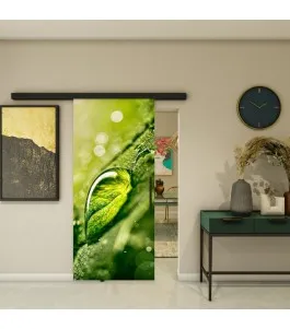 Glasschiebetür BLACK-LINE - Fotoprint Model 158