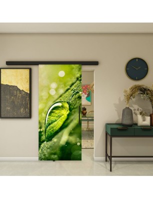 Glasschiebetür BLACK-LINE - Fotoprint Model 158