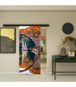 Glasschiebetür BLACK-LINE - Fotoprint Model 159