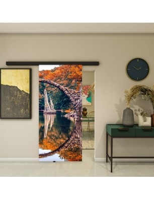Glasschiebetür BLACK-LINE - Fotoprint Model 159