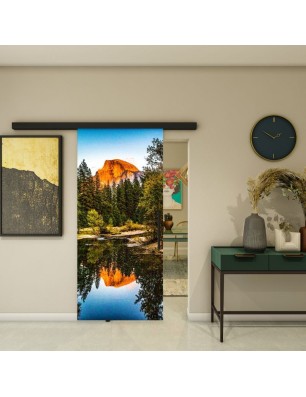 Glasschiebetür BLACK-LINE - Fotoprint Model 160