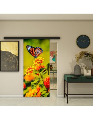 Glasschiebetür BLACK-LINE - Fotoprint Model 167