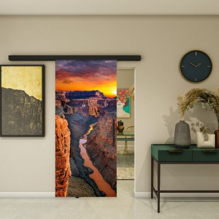 Glasschiebetür BLACK-LINE - Fotoprint Model 171
