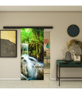 Glasschiebetür BLACK-LINE - Fotoprint Model 173