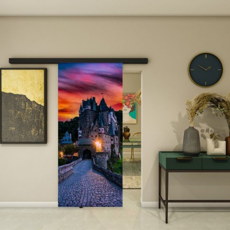 Glasschiebetür BLACK-LINE - Fotoprint Model 174