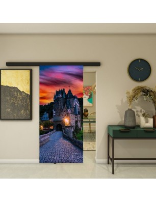 Glasschiebetür BLACK-LINE - Fotoprint Model 174