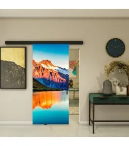 Glasschiebetür BLACK-LINE - Fotoprint Model 179